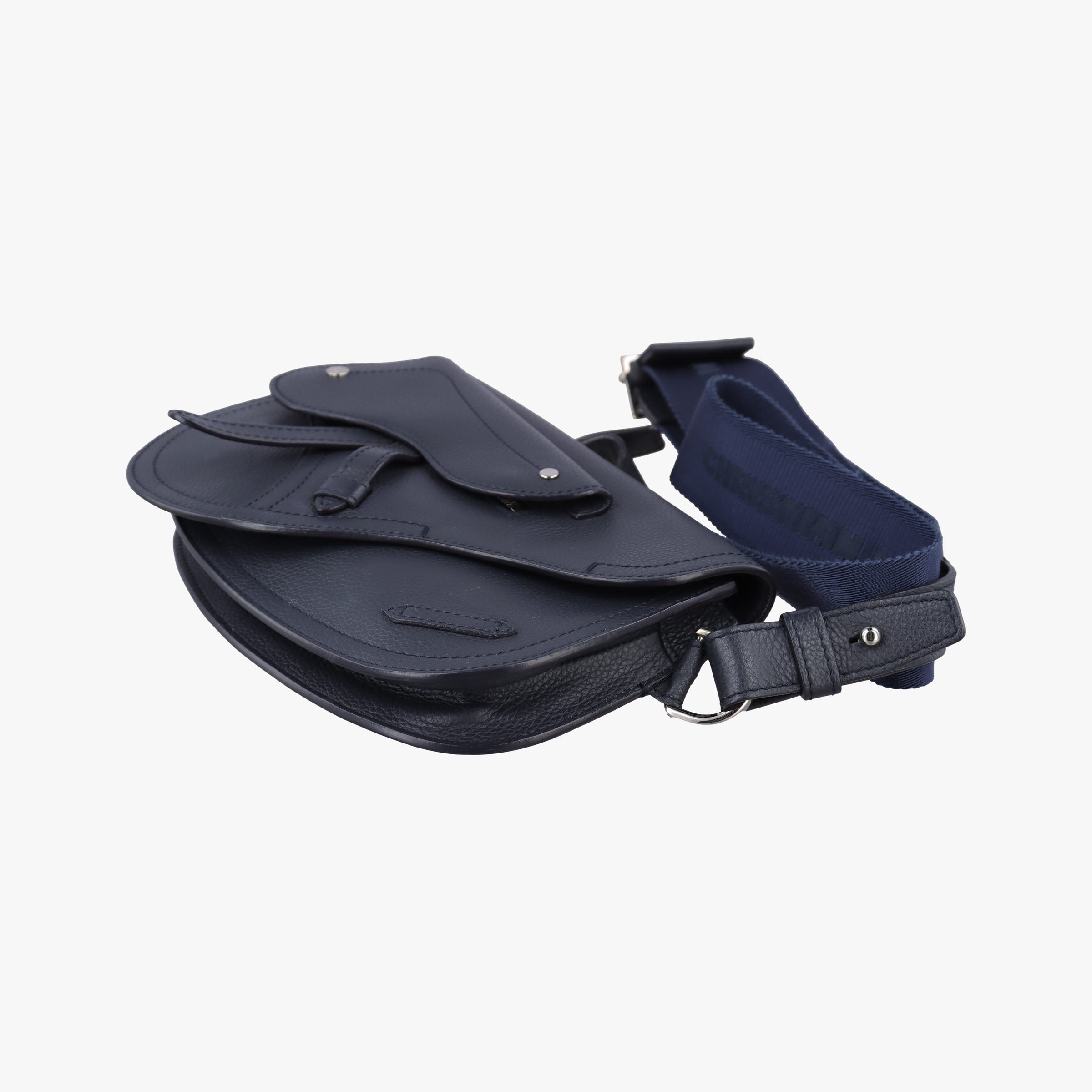 Saddle Navy leather 23-BO-0139サドルバッグ ブルーブラック レザー 23-BO-0139
