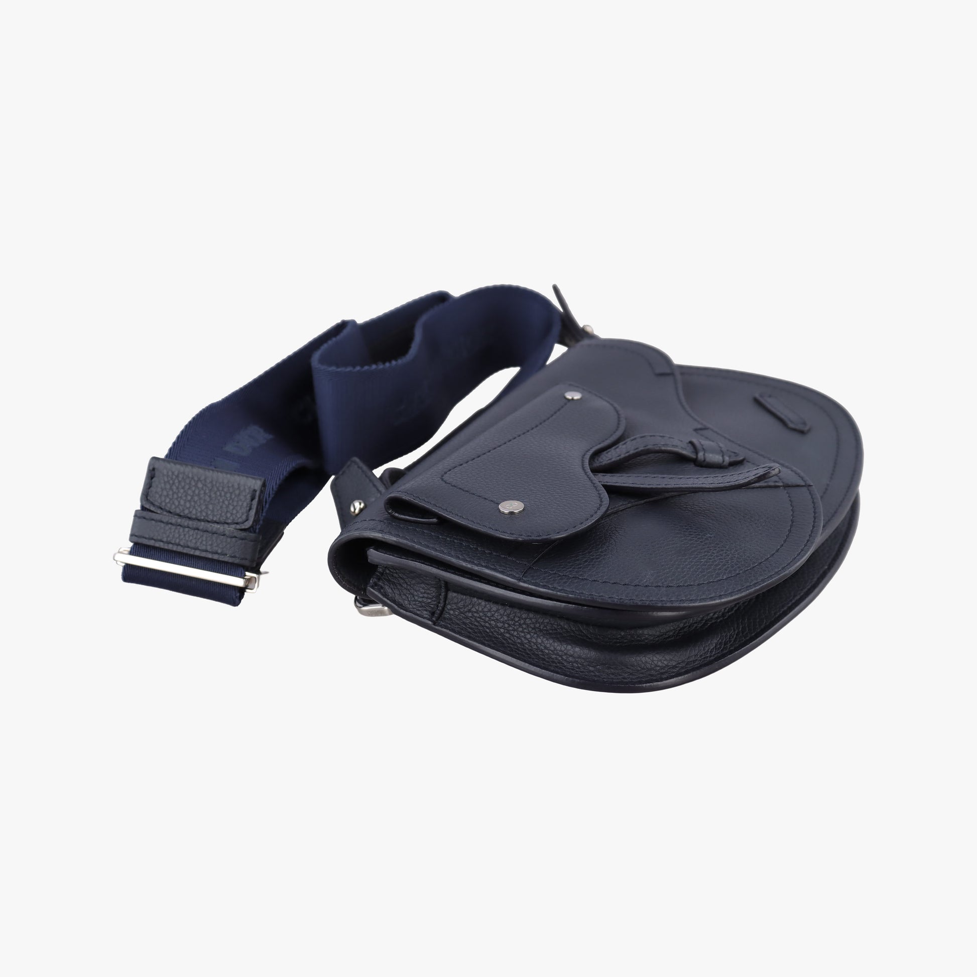 Saddle Navy leather 23-BO-0139サドルバッグ ブルーブラック レザー 23-BO-0139