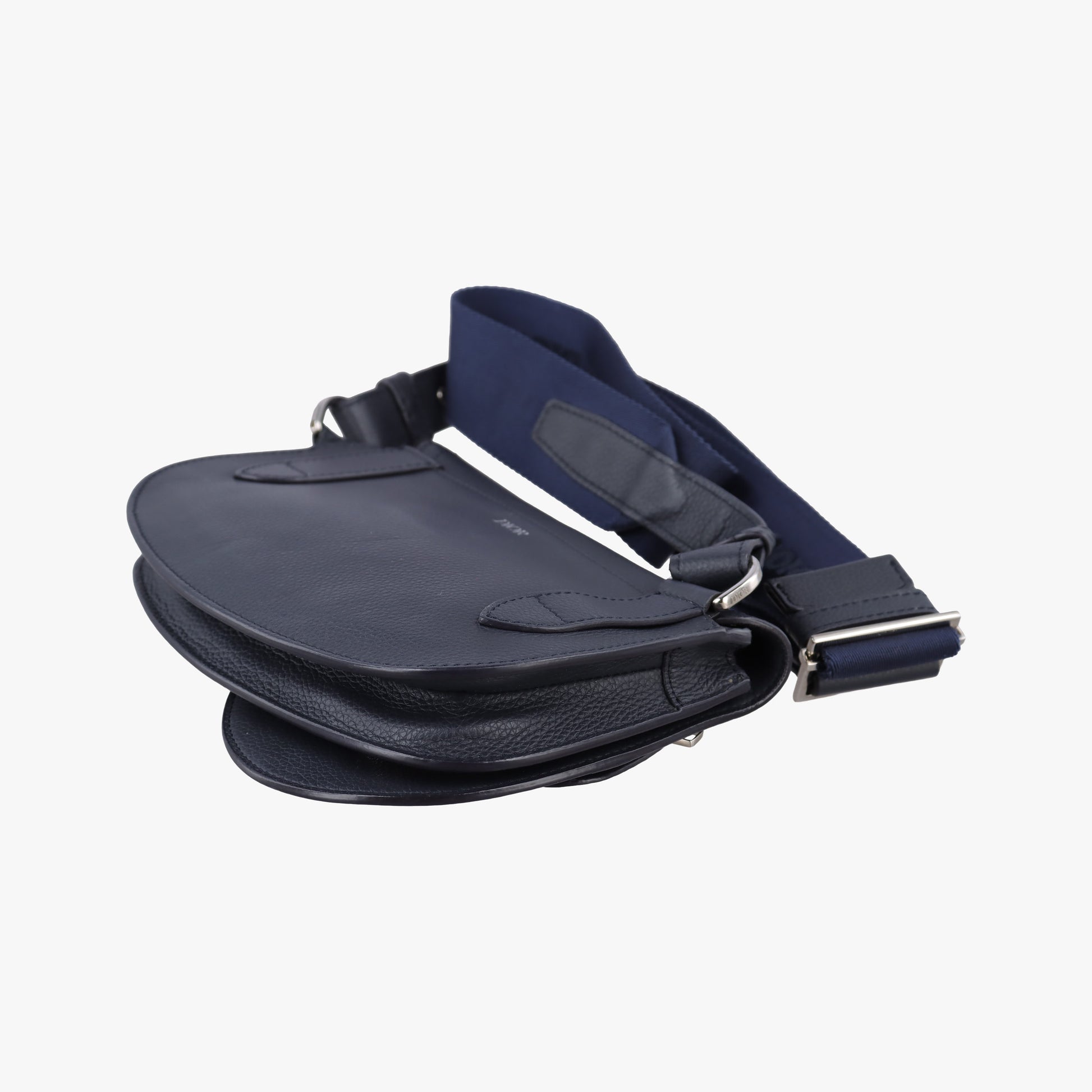 Saddle Navy leather 23-BO-0139サドルバッグ ブルーブラック レザー 23-BO-0139