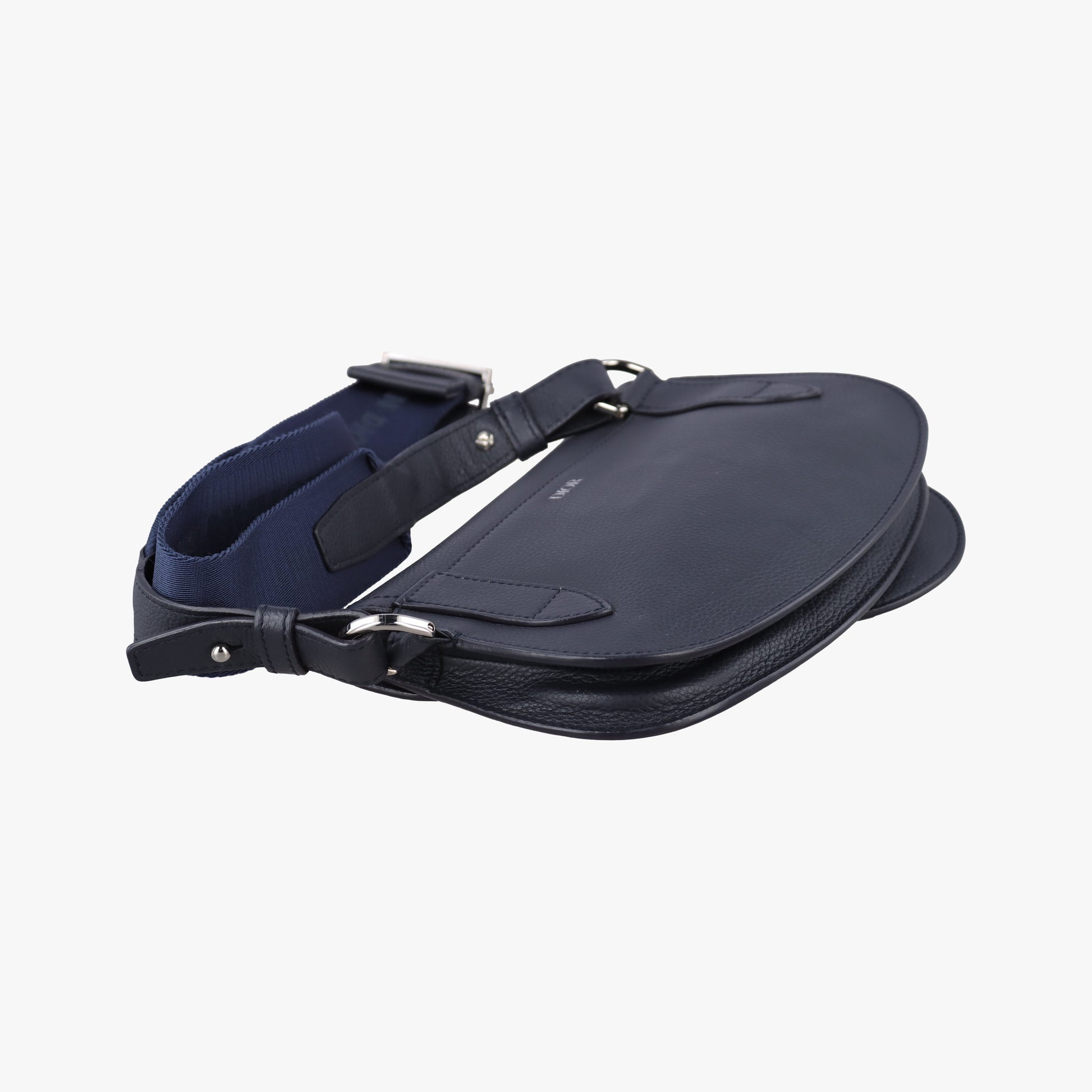 Saddle Navy leather 23-BO-0139サドルバッグ ブルーブラック レザー 23-BO-0139
