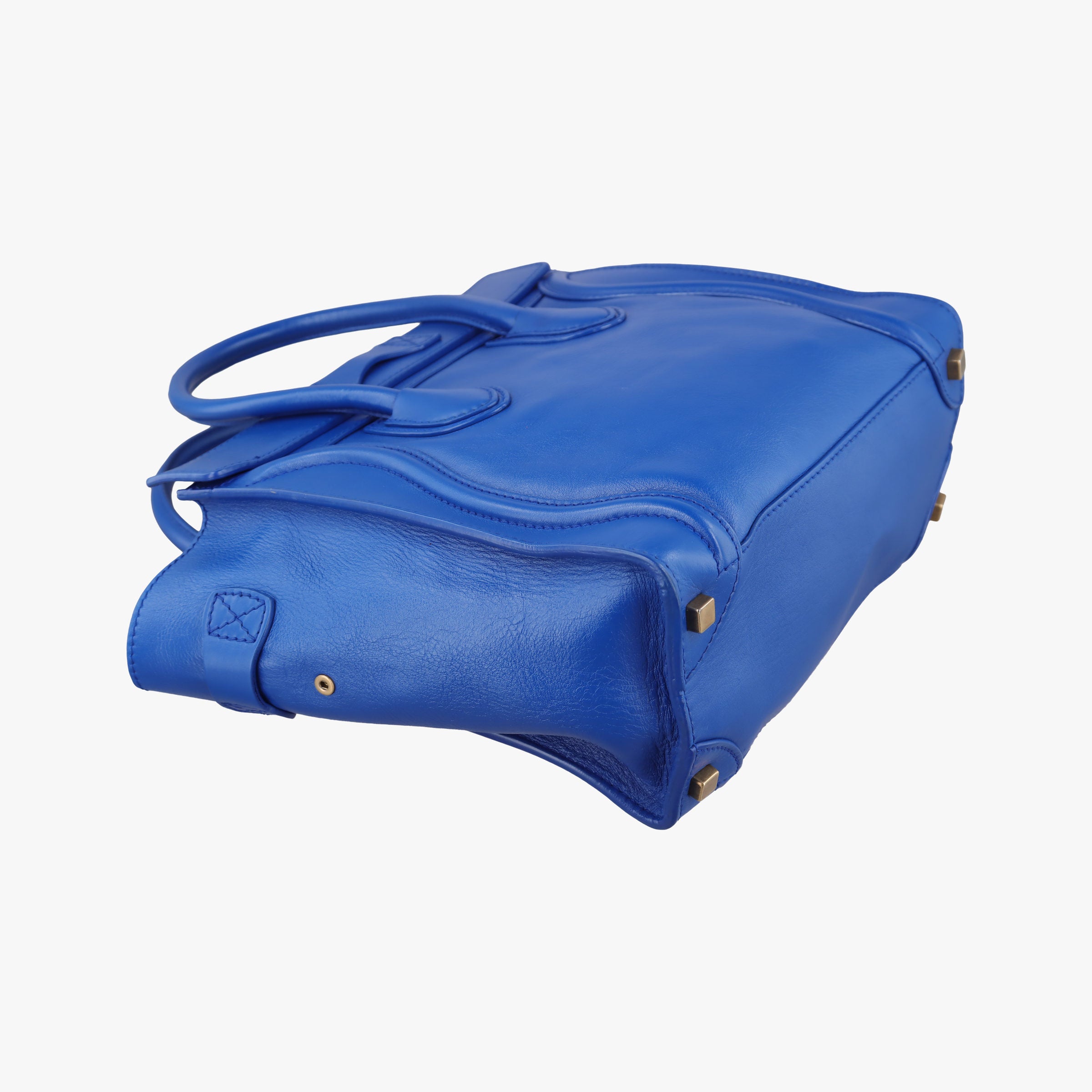 Luggage Mini Shopper Blue Leather S-NA-1023ラゲージミニショッパー ブルー レザー S-NA-1023