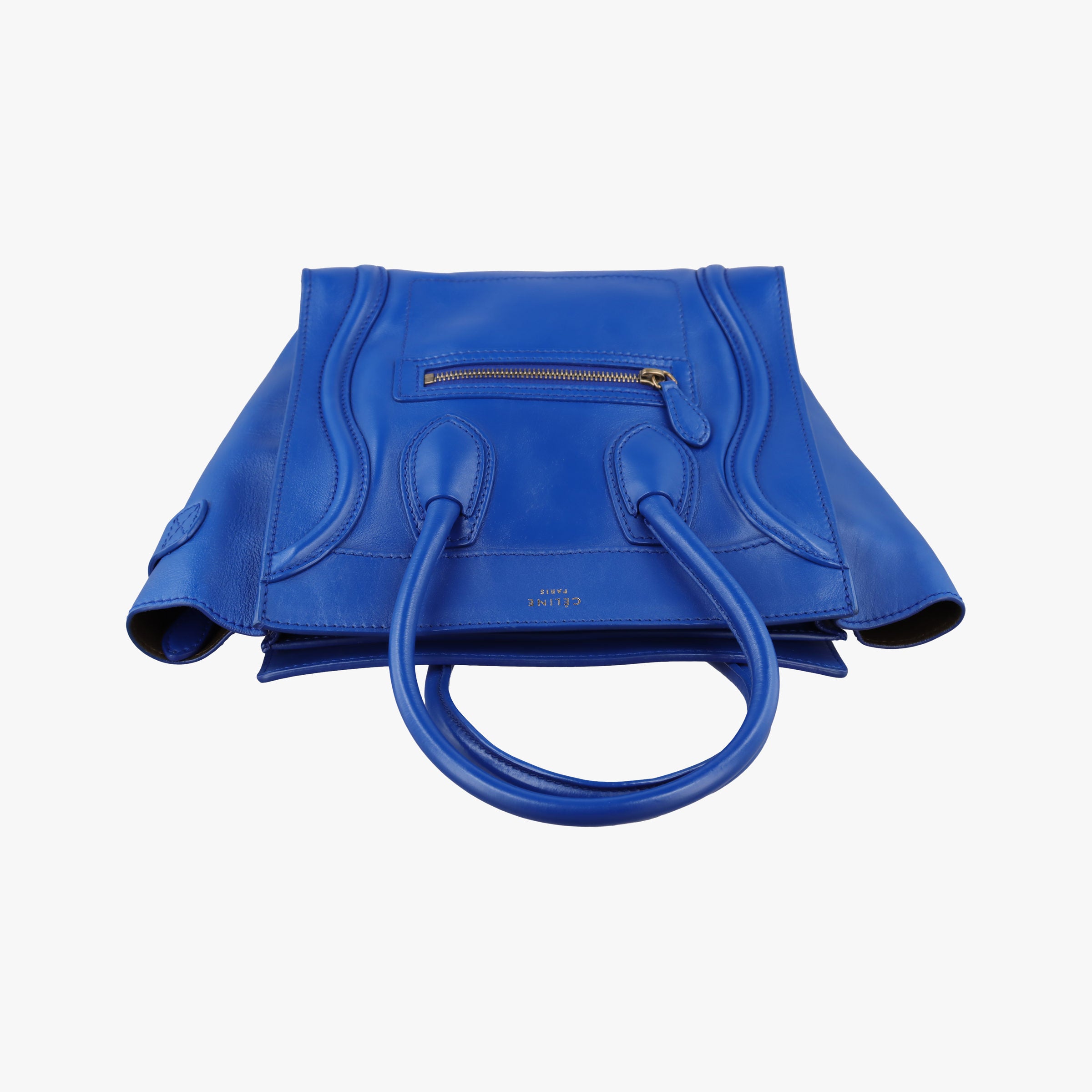 Luggage Mini Shopper Blue Leather S-NA-1023ラゲージミニショッパー ブルー レザー S-NA-1023