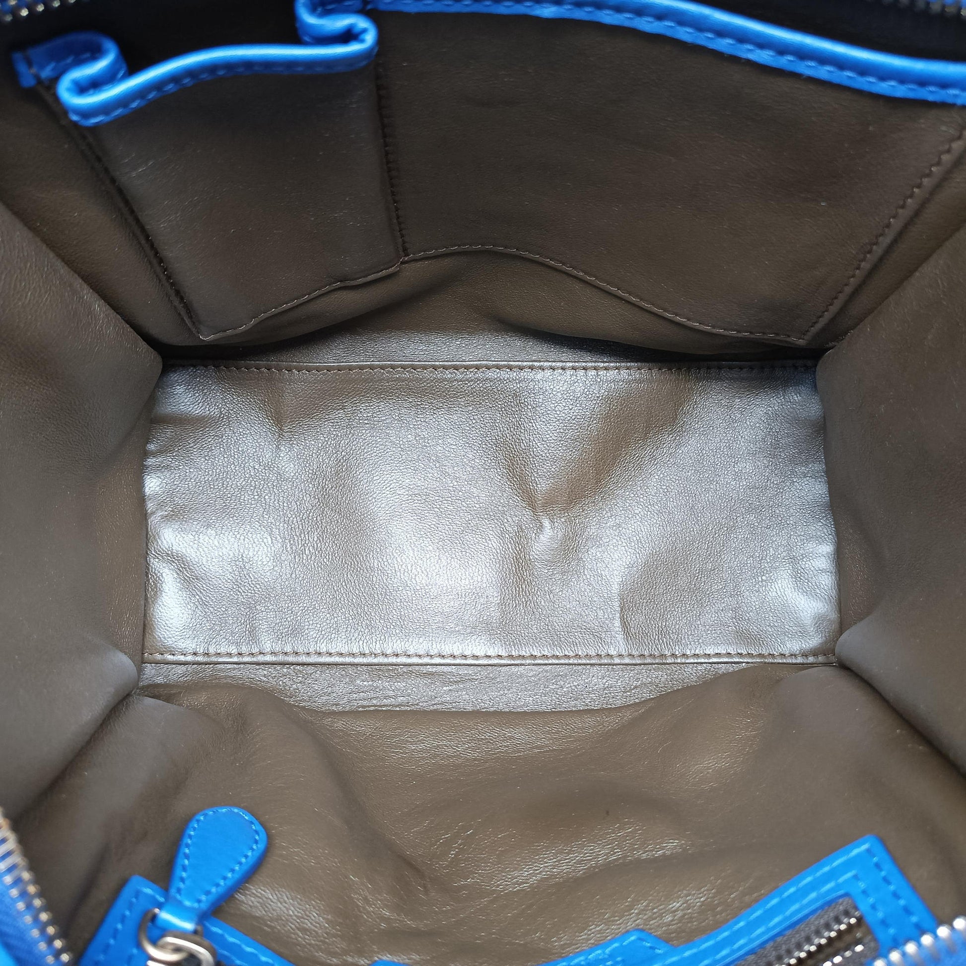 Luggage Mini Shopper Blue Leather S-NA-1023ラゲージミニショッパー ブルー レザー S-NA-1023