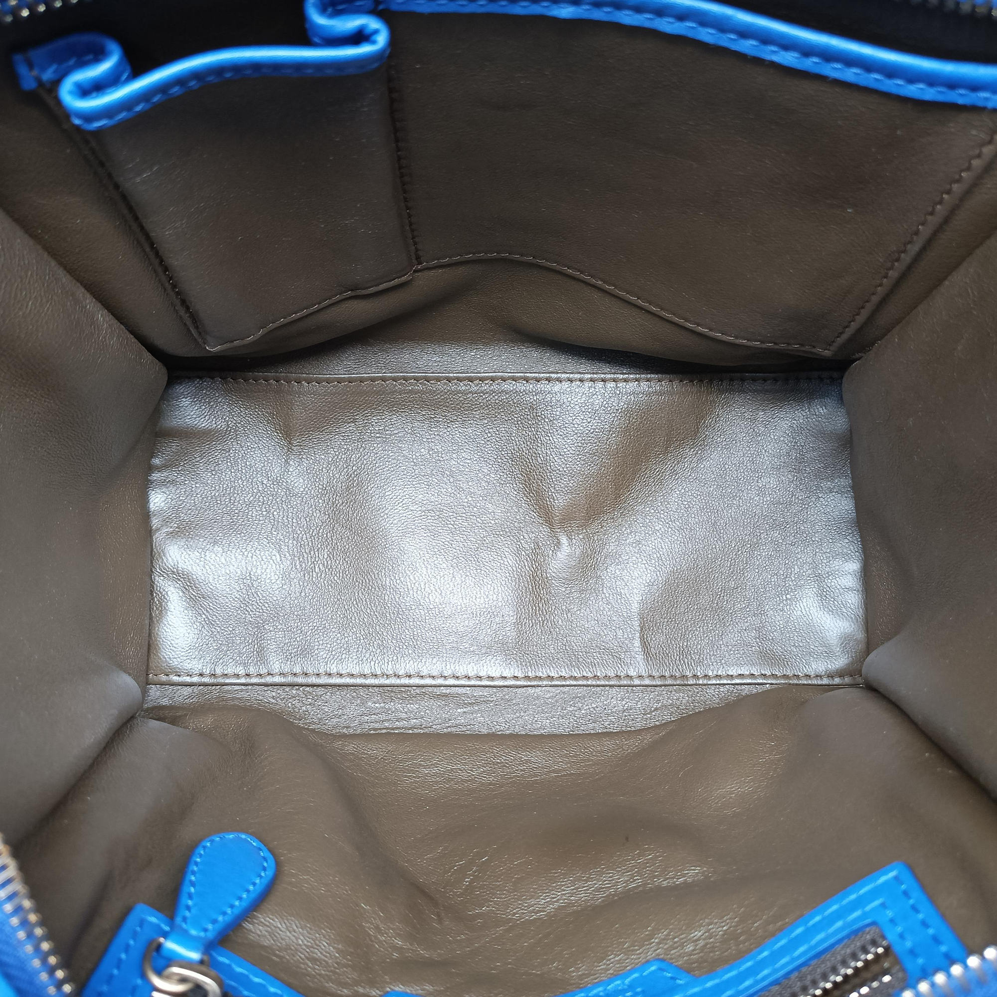 Luggage Mini Shopper Blue Leather S-NA-1023ラゲージミニショッパー ブルー レザー S-NA-1023