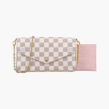 Pochette FeLICIE AZUR Damier Canvas N63106 MI3156ポシェットフェリシー アズール ダミエキャンバス N63106 MI3156