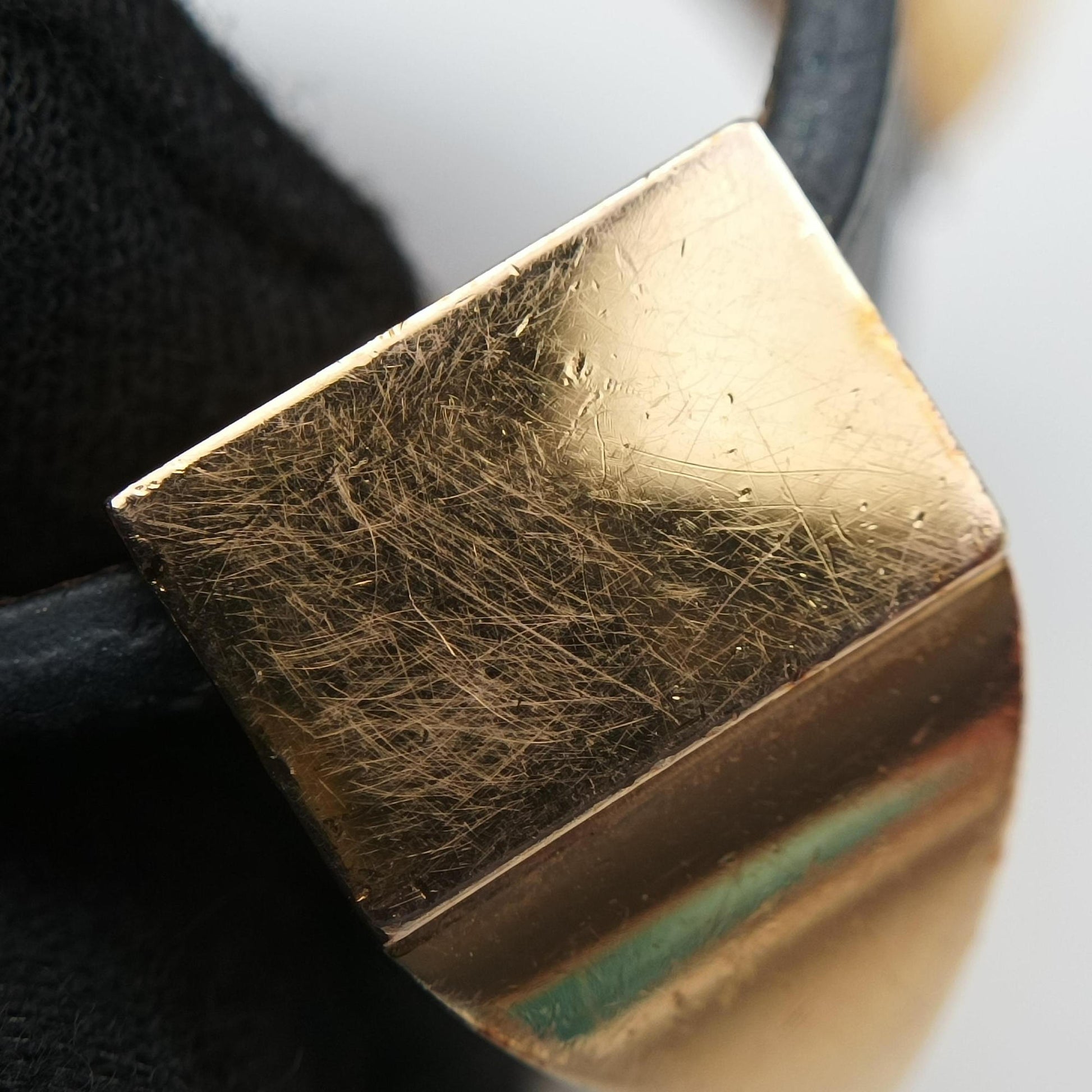Collier de Chien Black×golden Leather × GP XS X ID 003 CFコリエ ド シアン ブラック×ゴールド レザー×GP XS X ID 003 CF
