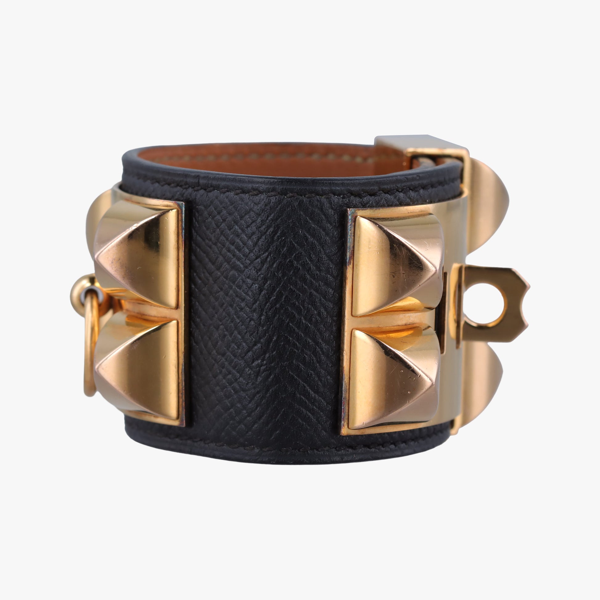 Collier de Chien Black×golden Leather × GP XS X ID 003 CFコリエ ド シアン ブラック×ゴールド レザー×GP XS X ID 003 CF