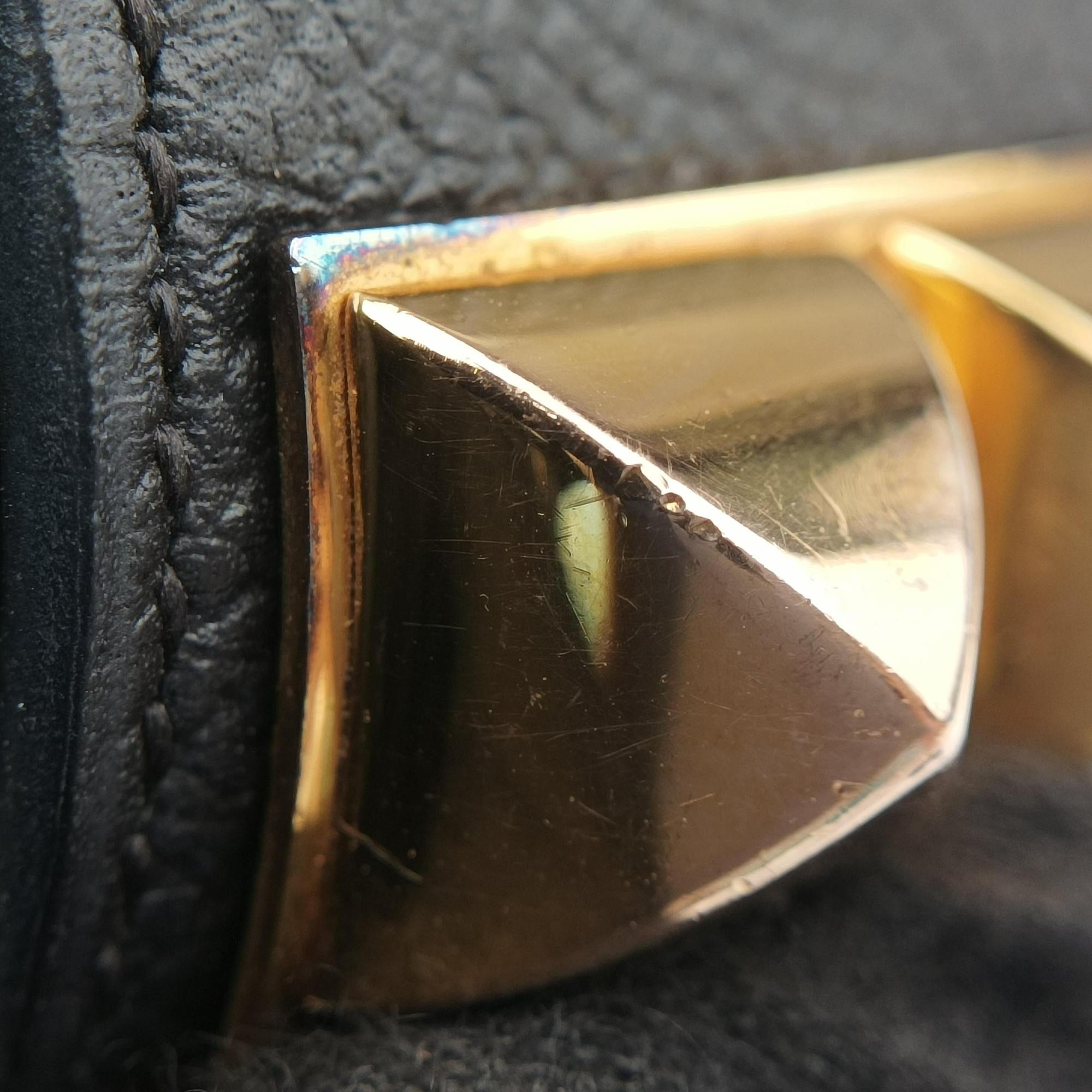 Collier de Chien Black×golden Leather × GP XS X ID 003 CFコリエ ド シアン ブラック×ゴールド レザー×GP XS X ID 003 CF