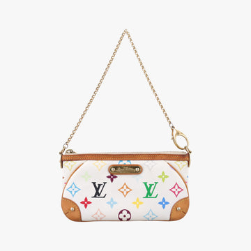 Pochette Mira MM Pouch white Monogram Multicolor M60096 AA5018ポシェット ミラMM ブロン モノグラム マルチカラー M60096 AA5018