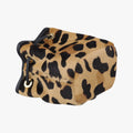 Leopard print mini pouch Beige x Black x Light Brown pony hair×leather 1NR016 42レオパード柄 ミニポーチ ベージュ×黒×ライトブラウン ハラコ×レザー 1NR016 42