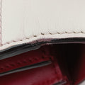Queen Margaret White×Red×Blue×Pink Leather 476541 C023226076クイーン マーガレット ホワイト×レッド×ブルー×ピンク レザー 476541 C023226076