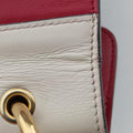 Queen Margaret White×Red×Blue×Pink Leather 476541 C023226076クイーン マーガレット ホワイト×レッド×ブルー×ピンク レザー 476541 C023226076