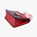 Queen Margaret White×Red×Blue×Pink Leather 476541 C023226076クイーン マーガレット ホワイト×レッド×ブルー×ピンク レザー 476541 C023226076