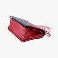 Queen Margaret White×Red×Blue×Pink Leather 476541 C023226076クイーン マーガレット ホワイト×レッド×ブルー×ピンク レザー 476541 C023226076