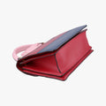 Queen Margaret White×Red×Blue×Pink Leather 476541 C023226076クイーン マーガレット ホワイト×レッド×ブルー×ピンク レザー 476541 C023226076
