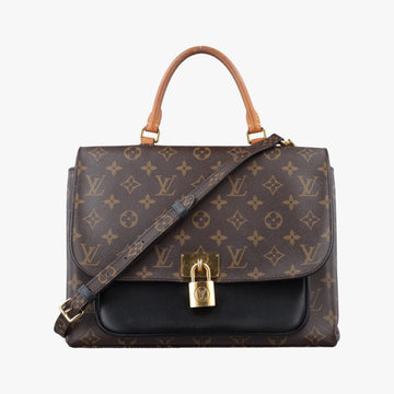 MARIGNAN brown×black Monogram Canvas×calf leather M44259 AR3168マリニャン モノグラム/ブラウン×ブラック モノグラムキャンバス×カーフレザー M44259 AR3168