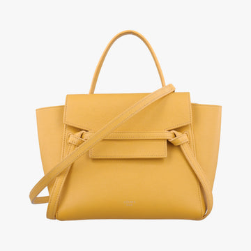 Belt NANO Yellow Leather F-GA-1178ベルトナノ イエロー レザー F-GA-1178