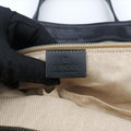 GG Canvas Web Sherry Line Tote Black Leather×Canvas 308928 G014567156GGキャンバス ウェブ シェリーライン トート ブラック レザー×キャンバス 308928 G014567156