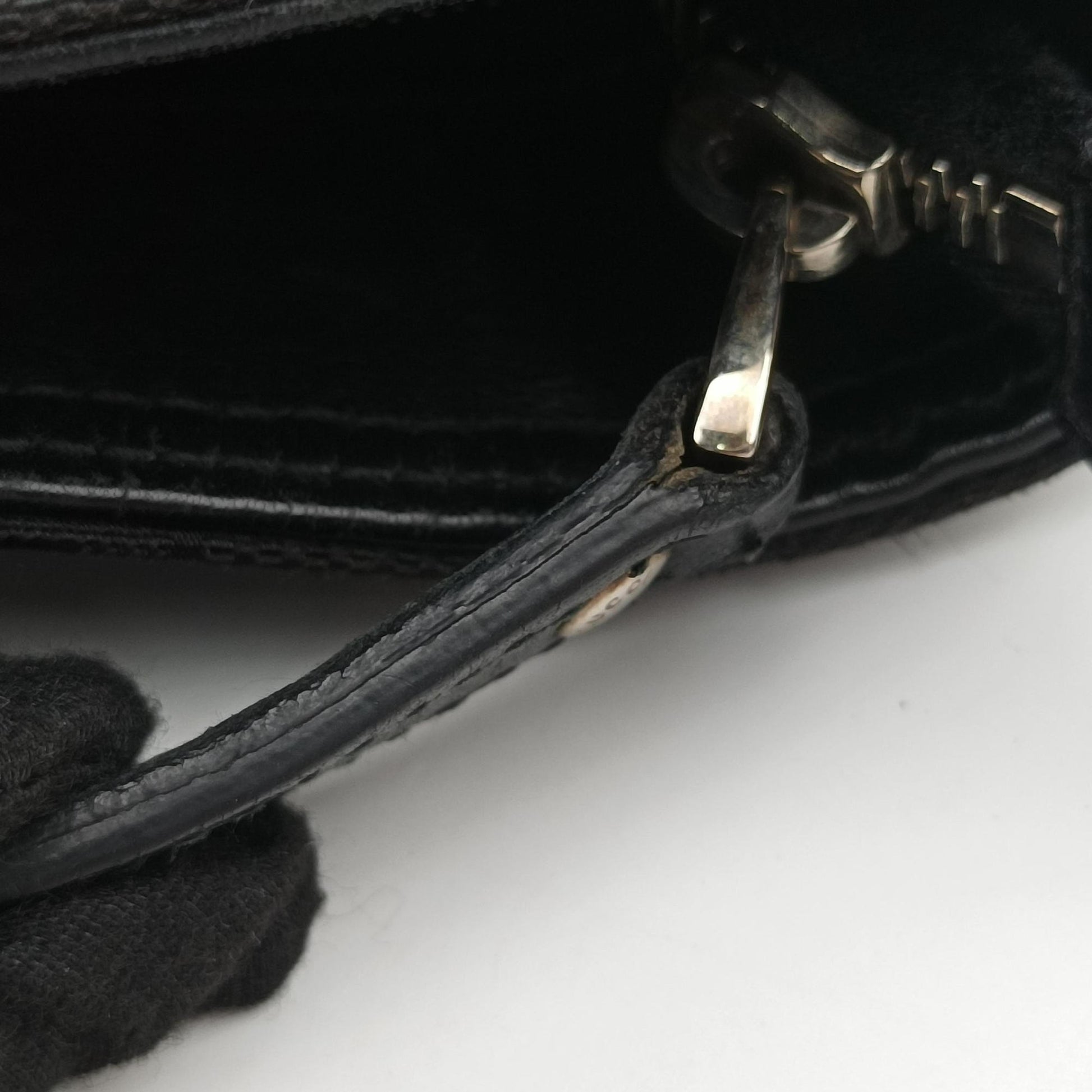 GG Canvas Web Sherry Line Tote Black Leather×Canvas 308928 G014567156GGキャンバス ウェブ シェリーライン トート ブラック レザー×キャンバス 308928 G014567156