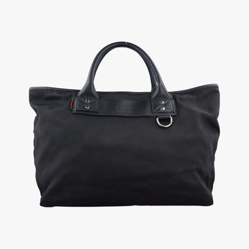 Web Stripe Black canvas×leather 246394 E7297655ウェブストライプ ブラック キャンバス×レザー 246394 E7297655