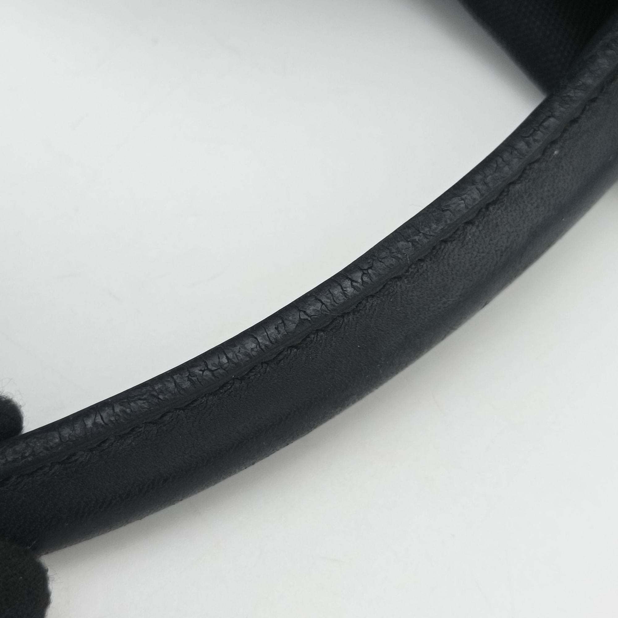 Web Stripe Black canvas×leather 246394 E7297655ウェブストライプ ブラック キャンバス×レザー 246394 E7297655