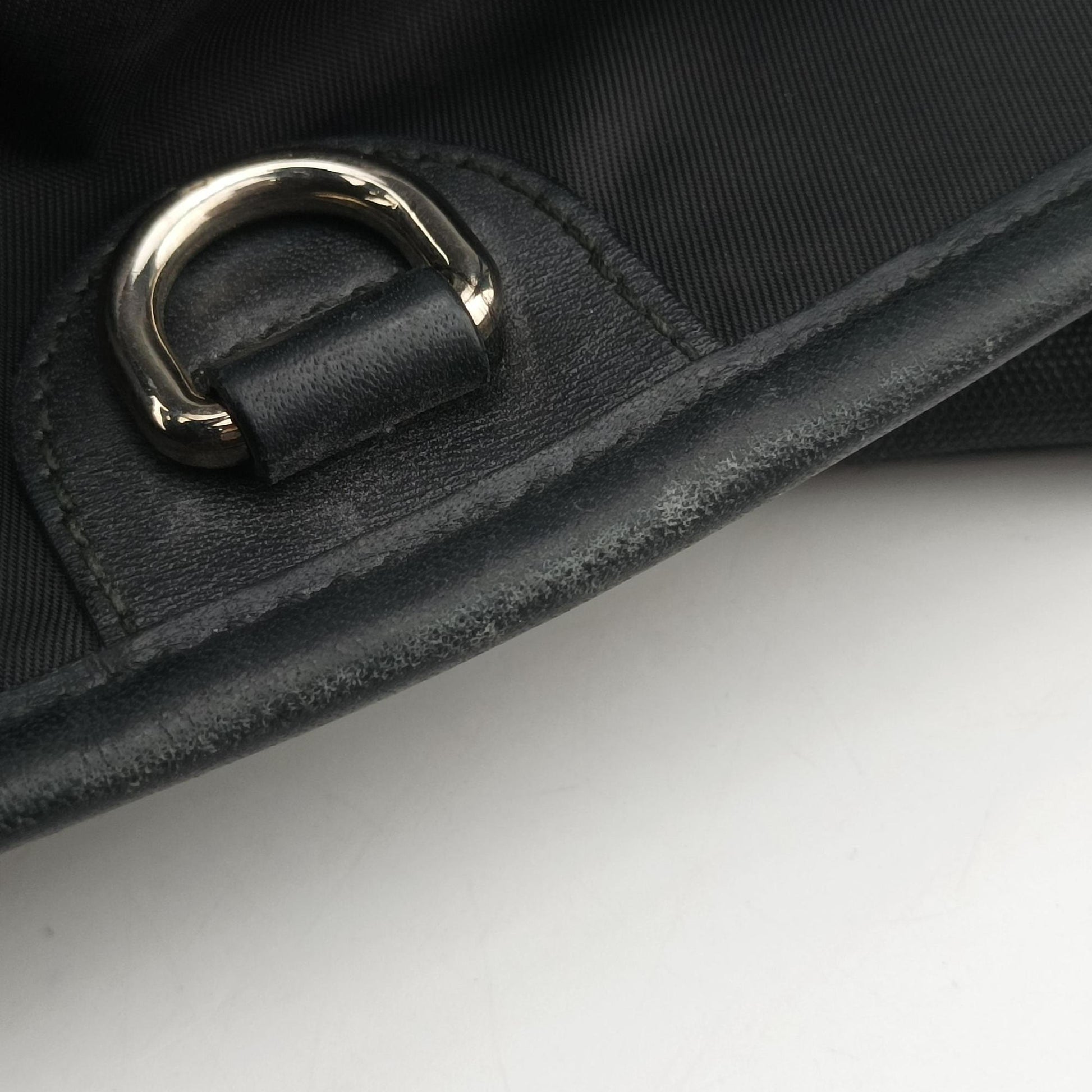 Web Stripe Black canvas×leather 246394 E7297655ウェブストライプ ブラック キャンバス×レザー 246394 E7297655