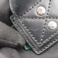 Web Stripe Black canvas×leather 246394 E7297655ウェブストライプ ブラック キャンバス×レザー 246394 E7297655