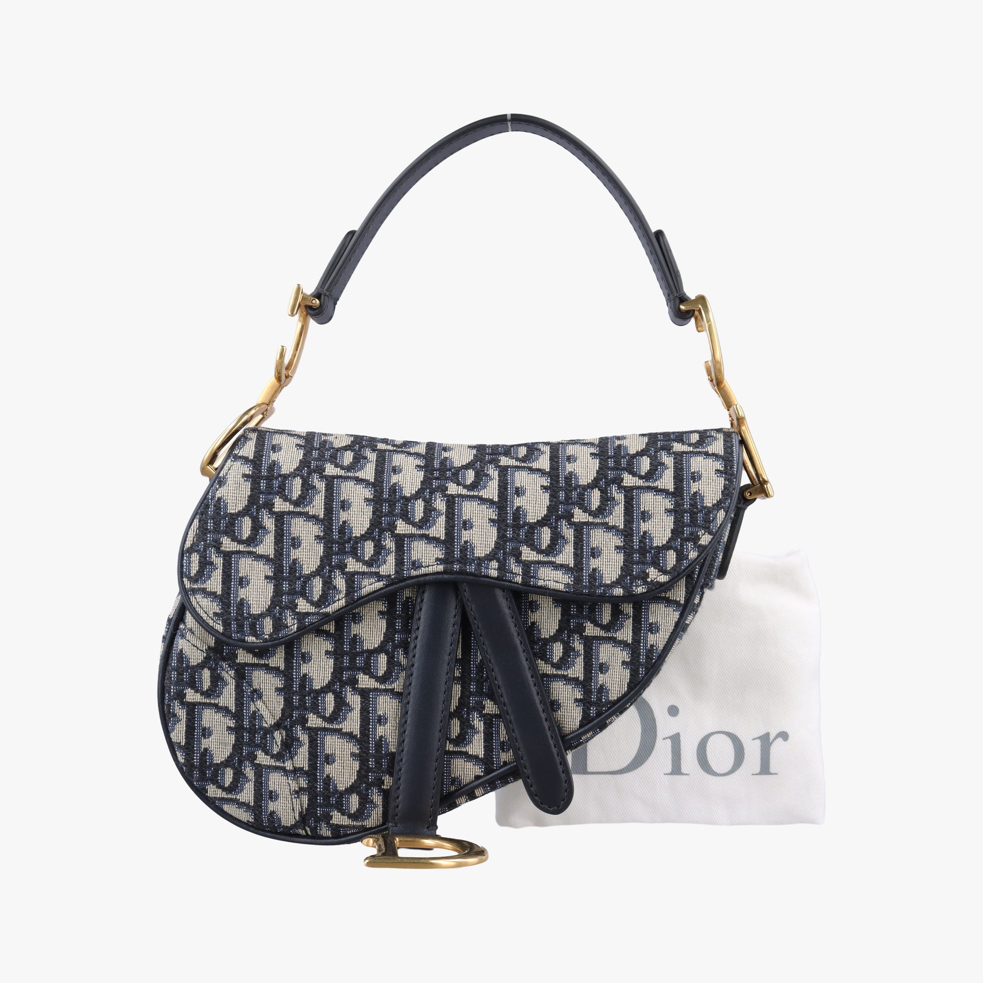 Saddle Navy×grey Jacquard 03-RU-1108サドル ネイビー×グレー ジャガード 03-RU-1108