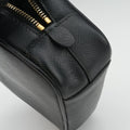Ribbon Mini Pochette Black SAFFIANO Leather 1NF674 31/Yリボン ミニポシェット ブラック サフィアーノレザー 1NF674 31/Y