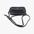 Ribbon Mini Pochette Black SAFFIANO Leather 1NF674 31/Yリボン ミニポシェット ブラック サフィアーノレザー 1NF674 31/Y