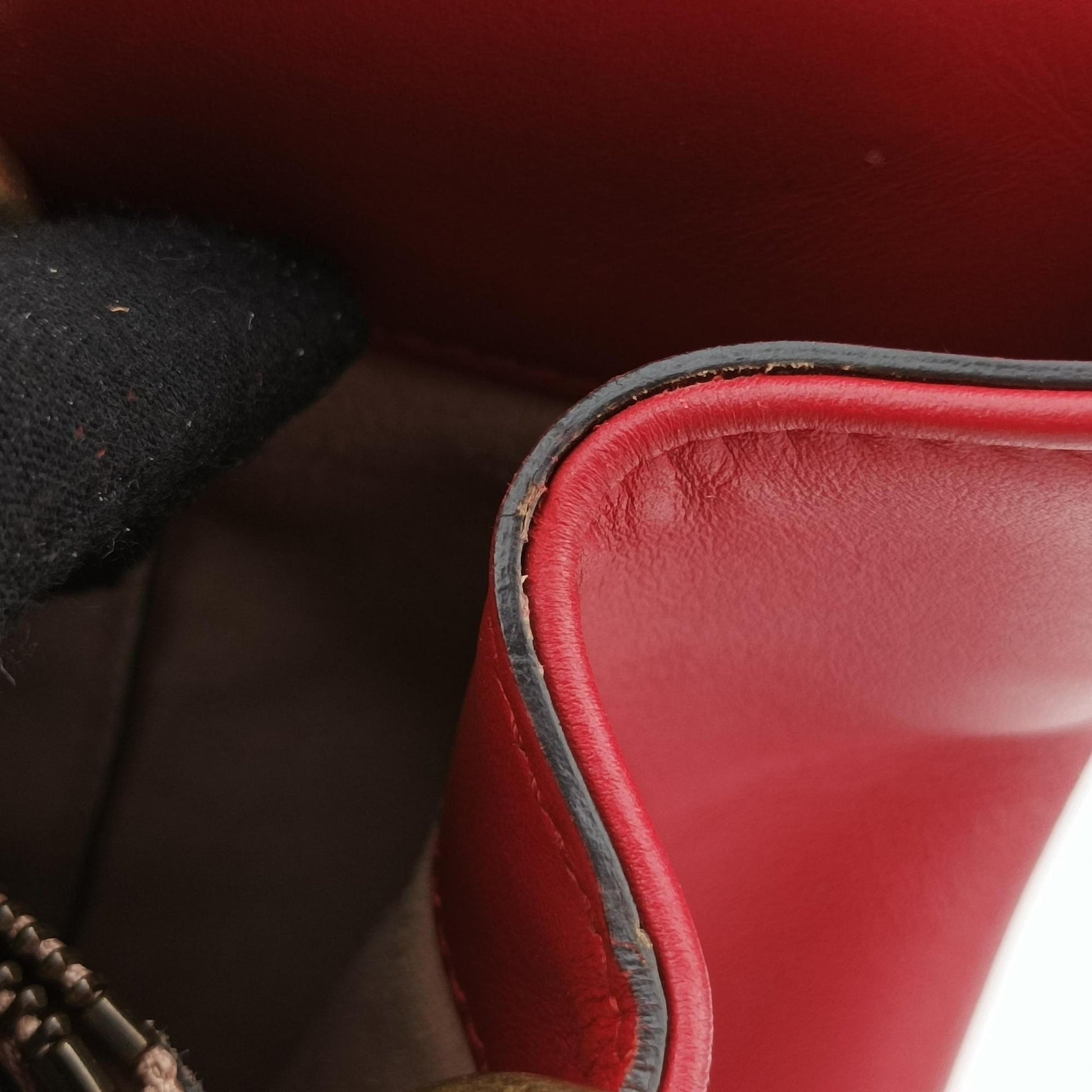 GG Marmont Red Leather 443505 E020417758GGマーモント レッド レザー 443505 E020417758