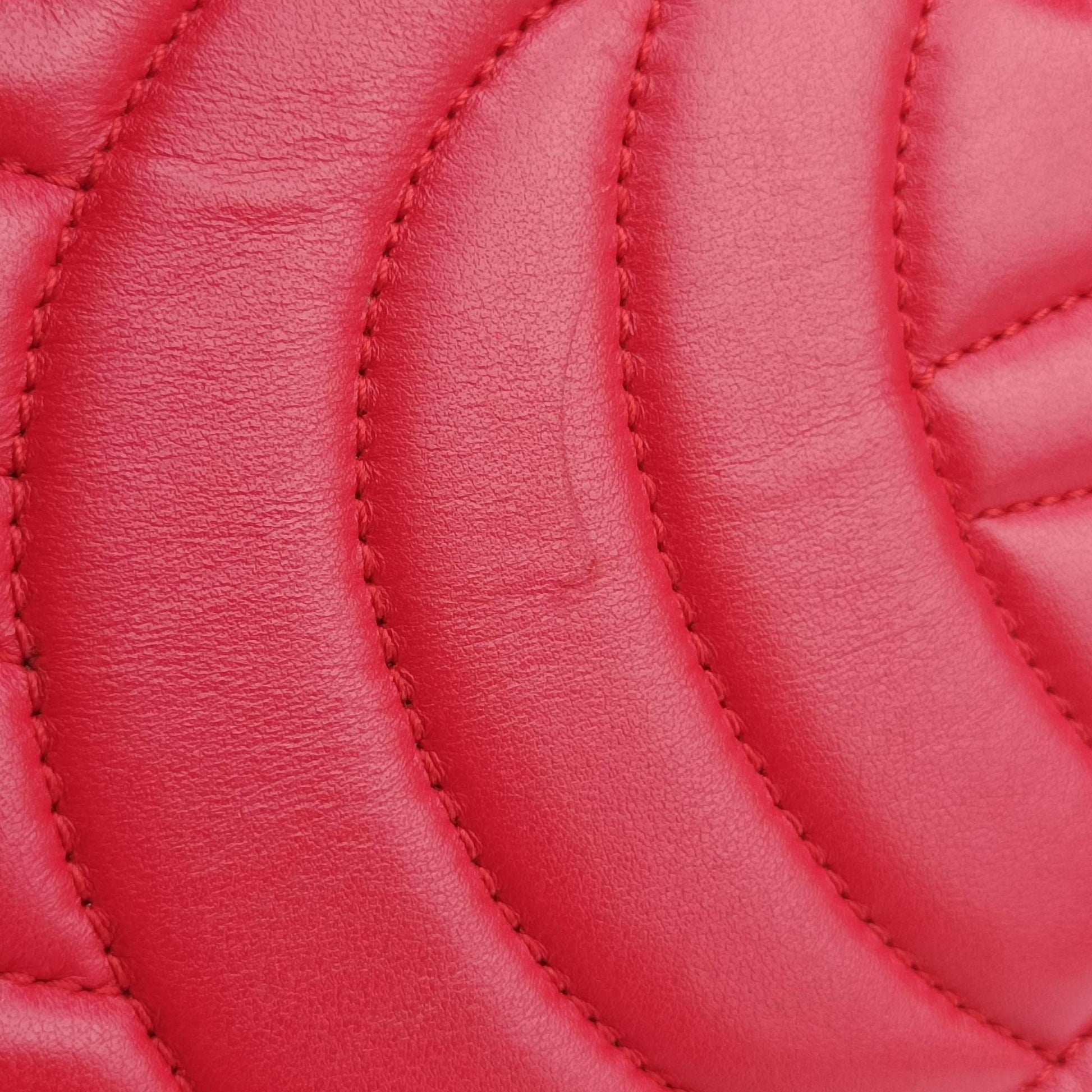 GG Marmont Red Leather 443505 E020417758GGマーモント レッド レザー 443505 E020417758