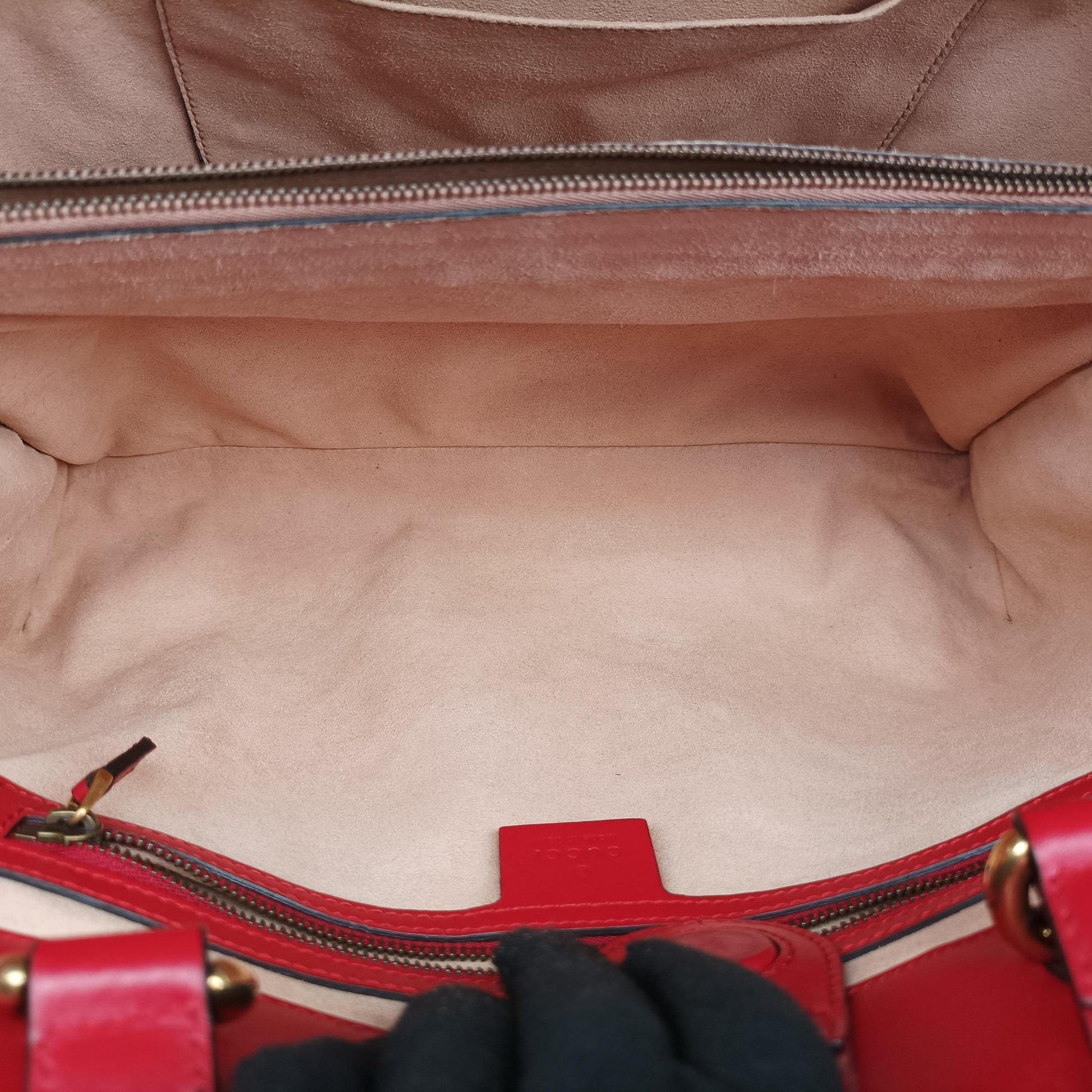 GG Marmont Red Leather 443505 E020417758GGマーモント レッド レザー 443505 E020417758