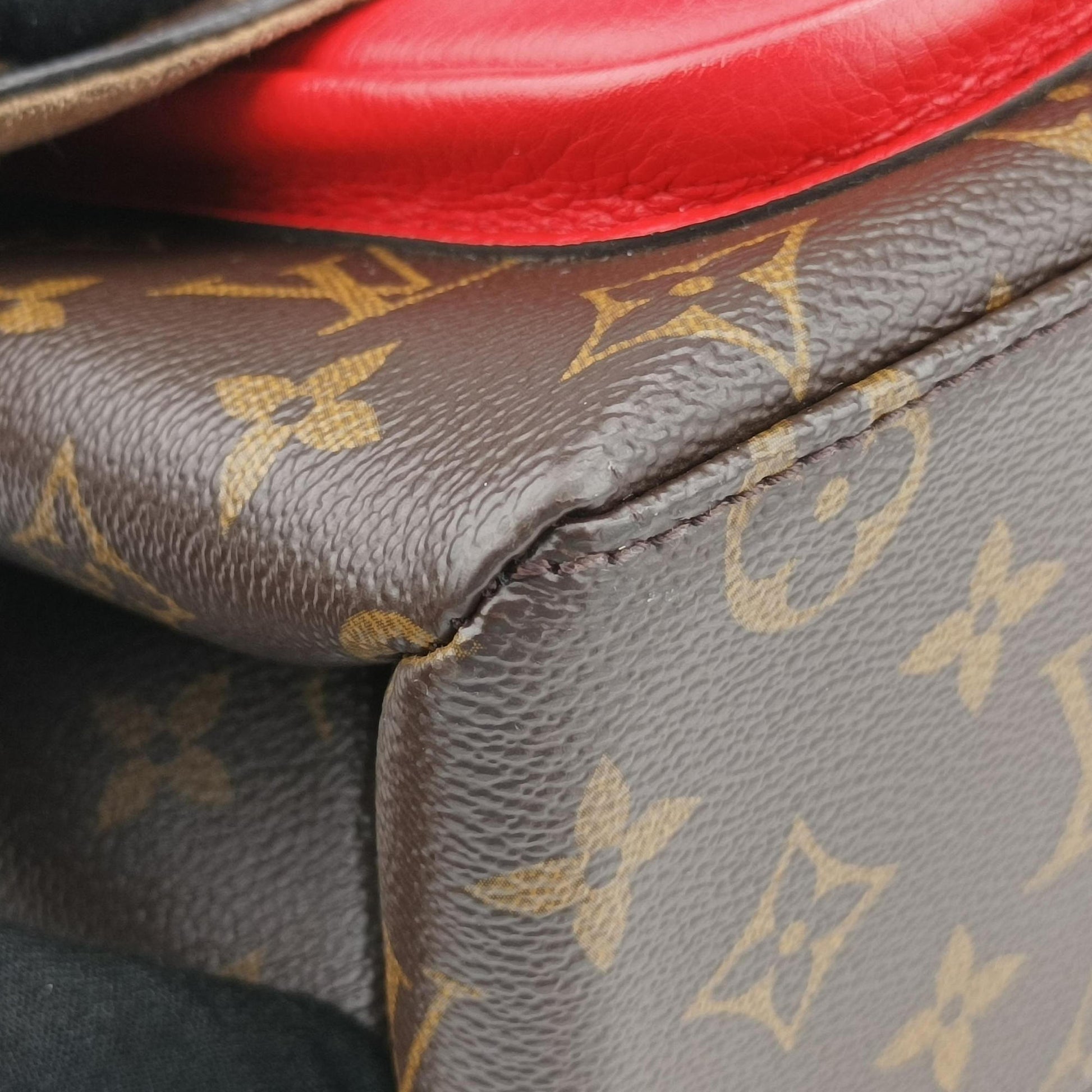 MARIGNAN Brown×COQUELICOT Monogram Canvas×calf leather M44286 AR2129マリニャン モノグラム/ブラウン×コクリコ モノグラムキャンバス×カーフレザー M44286 AR2129