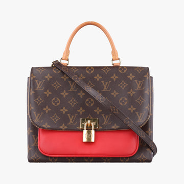 MARIGNAN Brown×COQUELICOT Monogram Canvas×calf leather M44544 FL2108マリニャン モノグラム/ブラウン×コクリコ モノグラムキャンバス×カーフレザー M44544 FL2108