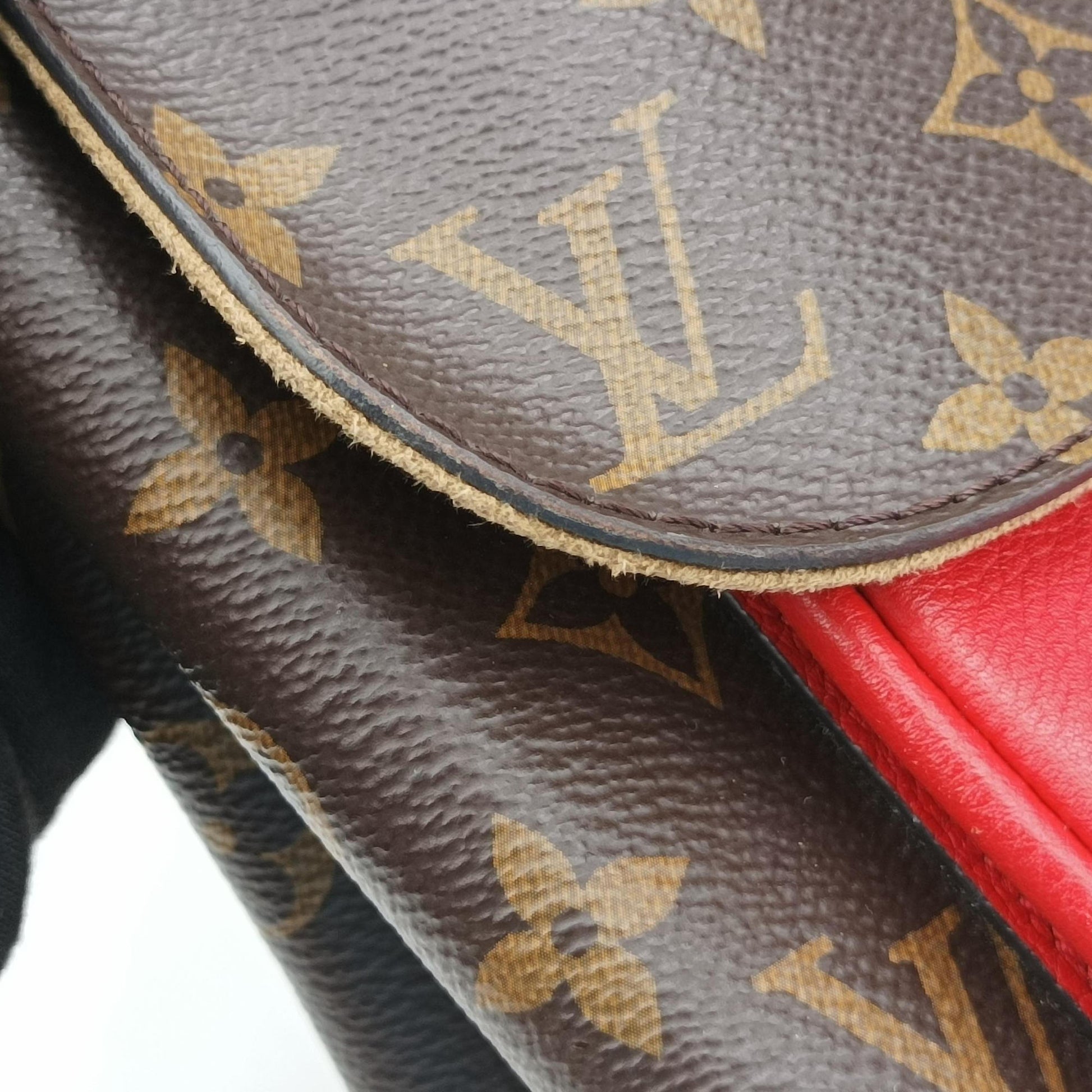 MARIGNAN Brown×COQUELICOT Monogram Canvas×calf leather M44544 FL2108マリニャン モノグラム/ブラウン×コクリコ モノグラムキャンバス×カーフレザー M44544 FL2108