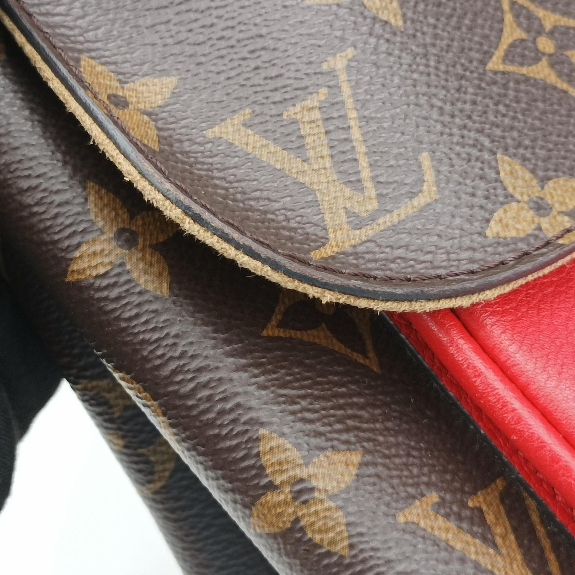 MARIGNAN Brown×COQUELICOT Monogram Canvas×calf leather M44544 FL2108マリニャン モノグラム/ブラウン×コクリコ モノグラムキャンバス×カーフレザー M44544 FL2108