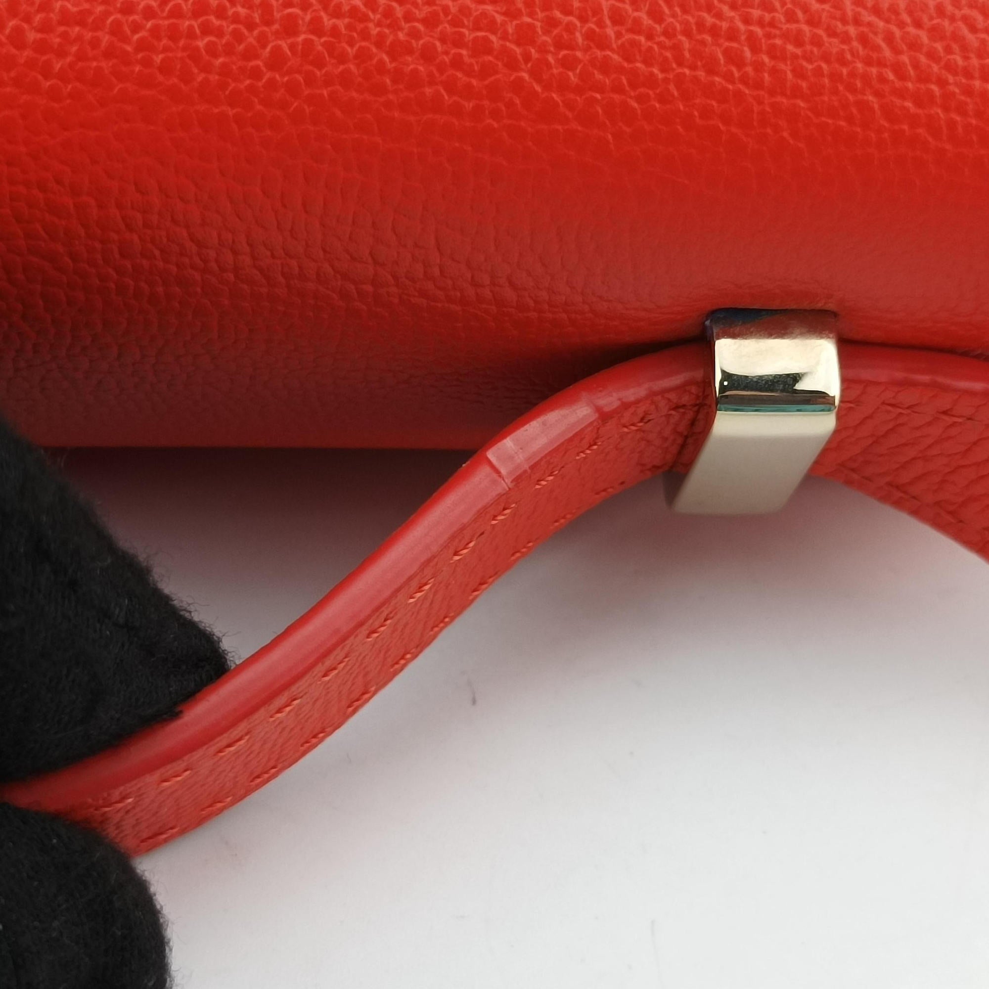 Simplissime City PM Orange red leather KO4FシンプリシメシティPM オレンジ レッド レザー KO4F