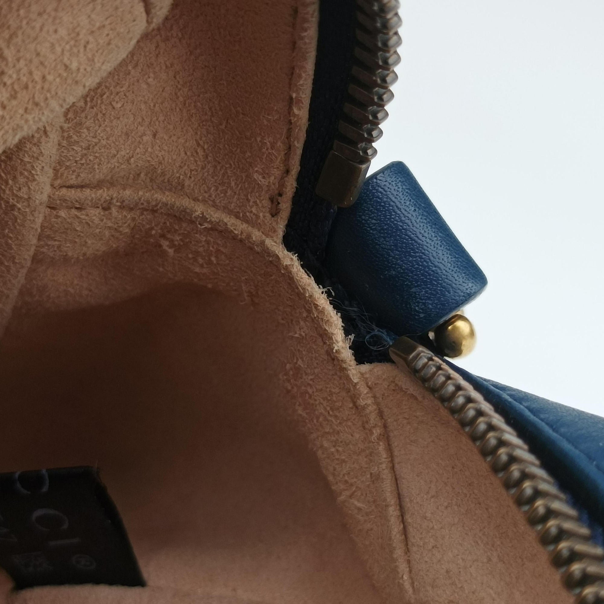 GG Marmont Navy×Multicolour Leather 447632 E020844547GGマーモント ネイビー×マルチカラー レザー 447632 E020844547
