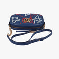 GG Marmont Navy×Multicolour Leather 447632 E020844547GGマーモント ネイビー×マルチカラー レザー 447632 E020844547