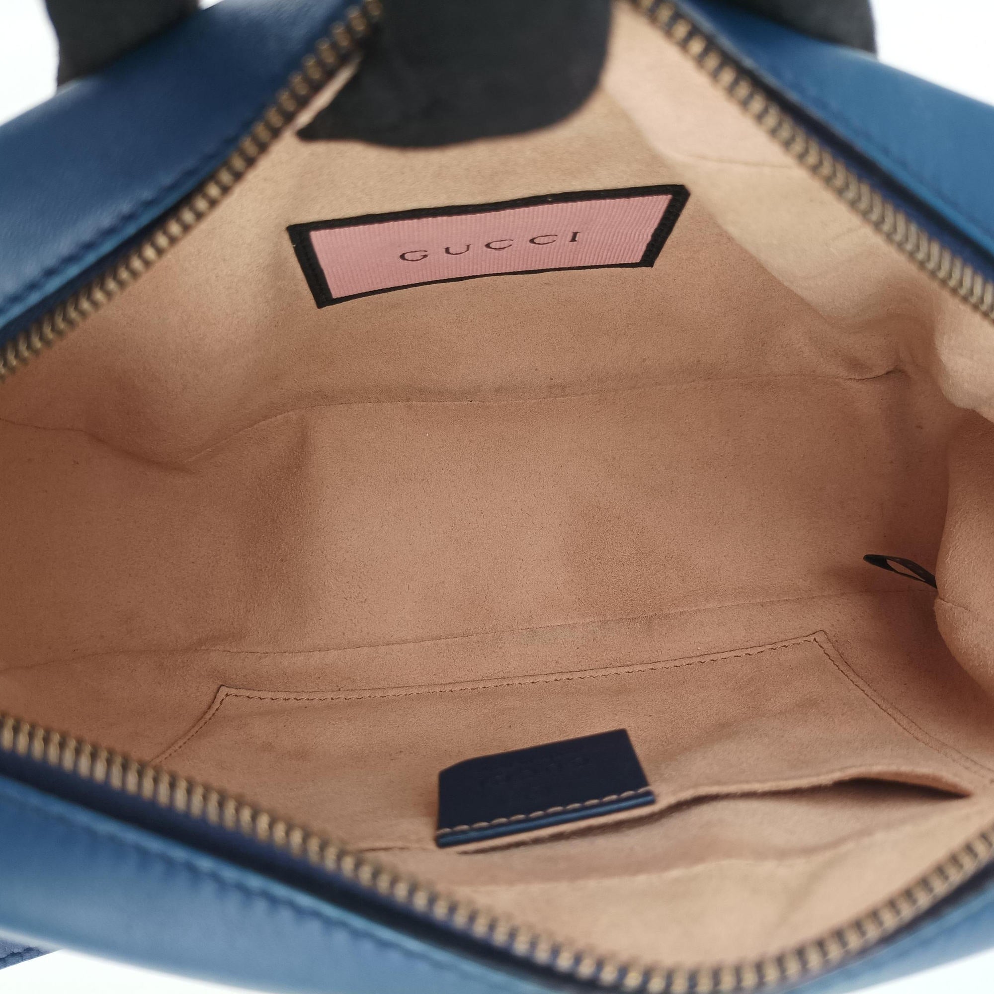 GG Marmont Navy×Multicolour Leather 447632 E020844547GGマーモント ネイビー×マルチカラー レザー 447632 E020844547