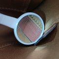 Triomphe Mini Besace White×brown PVC coated canvas F-CU-1201ミニ ブザス トリオンフ ホワイト×ブラウン PVCコーティングキャンバス F-CU-1201
