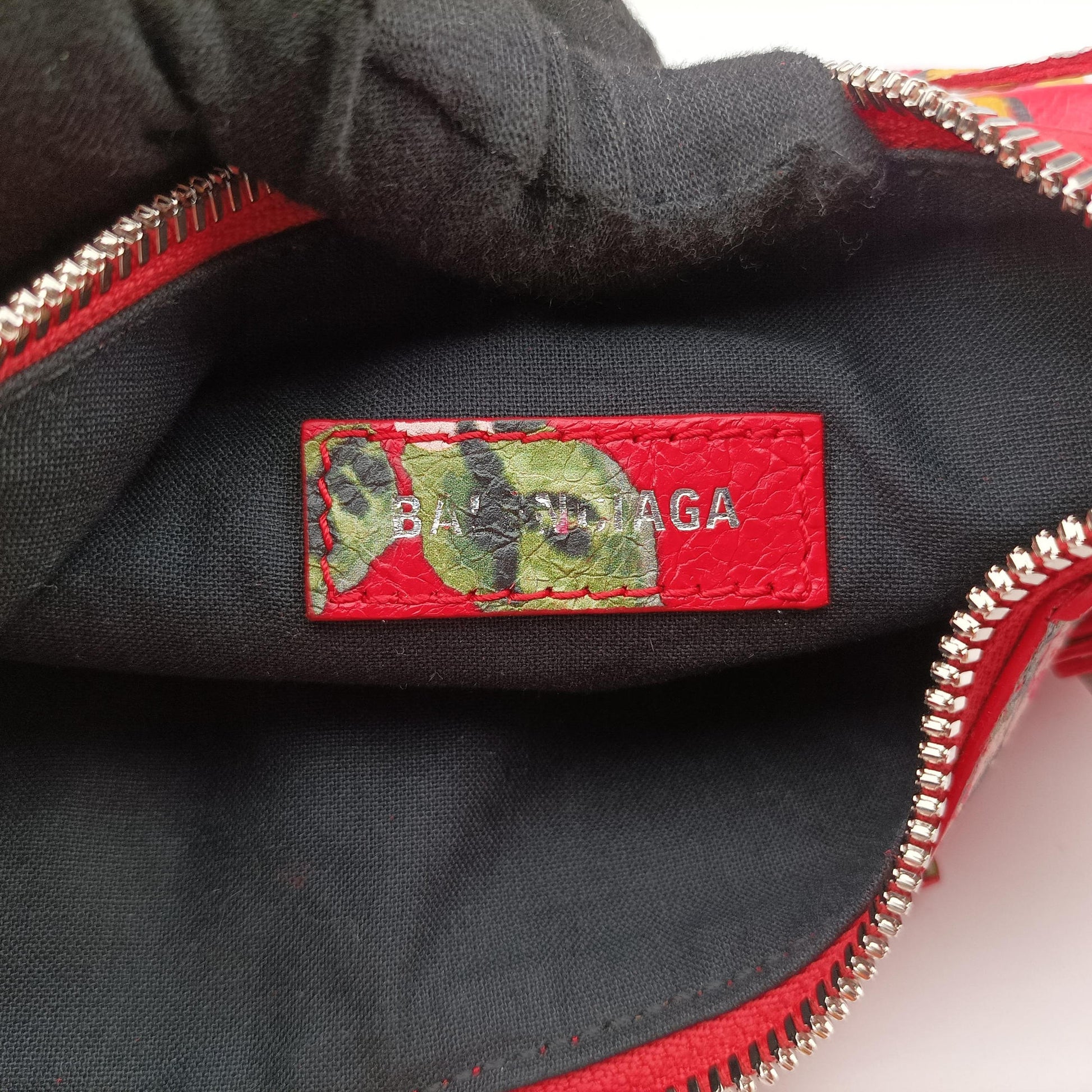 Le Cagole Red × Multicolor lambskin 671309.0576.S.002123ル カゴール レッド × マルチカラー ラムスキン 671309.0576.S.002123