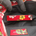 Le Cagole Red × Multicolor lambskin 671309.0576.S.002123ル カゴール レッド × マルチカラー ラムスキン 671309.0576.S.002123