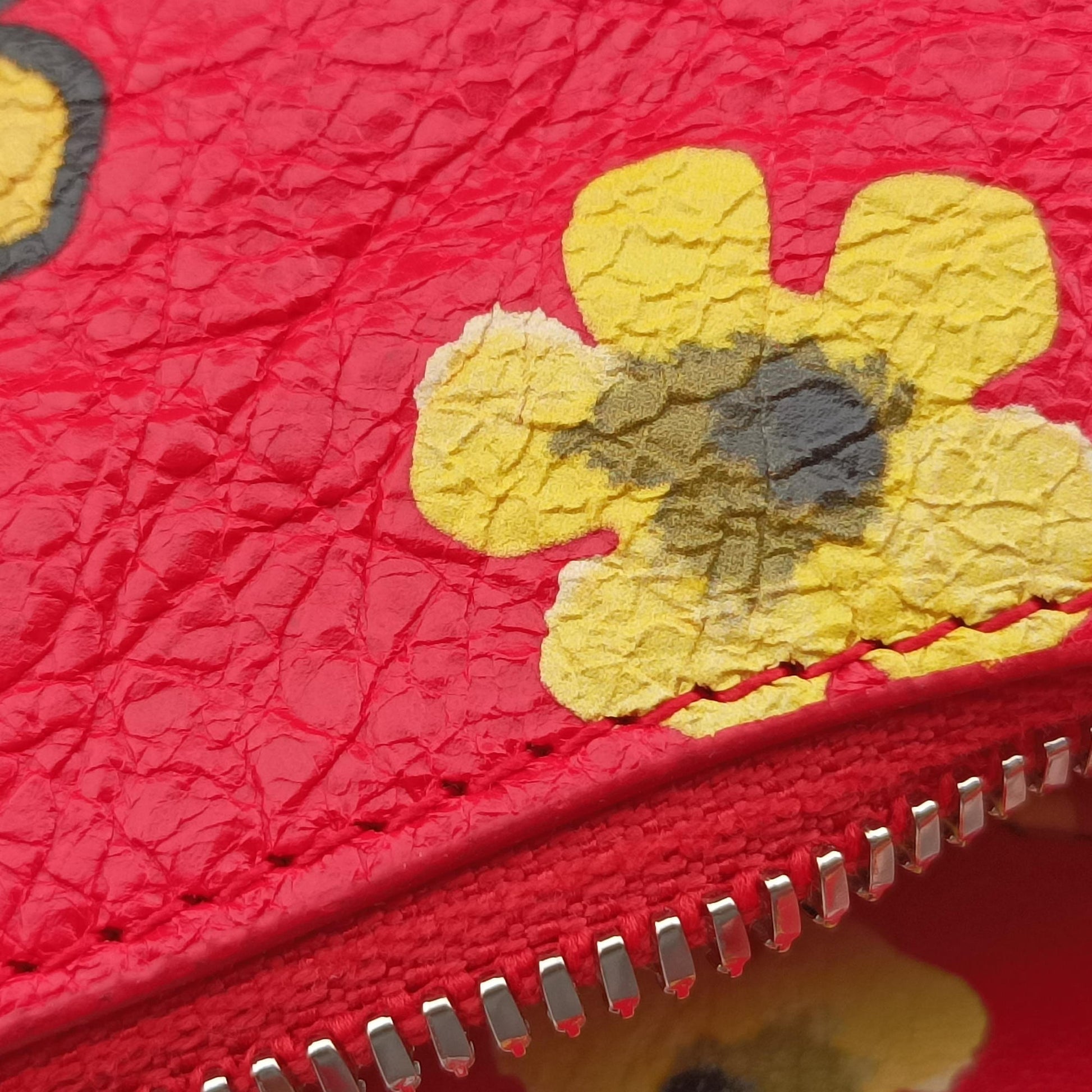 Le Cagole Red × Multicolor lambskin 671309.0576.S.002123ル カゴール レッド × マルチカラー ラムスキン 671309.0576.S.002123