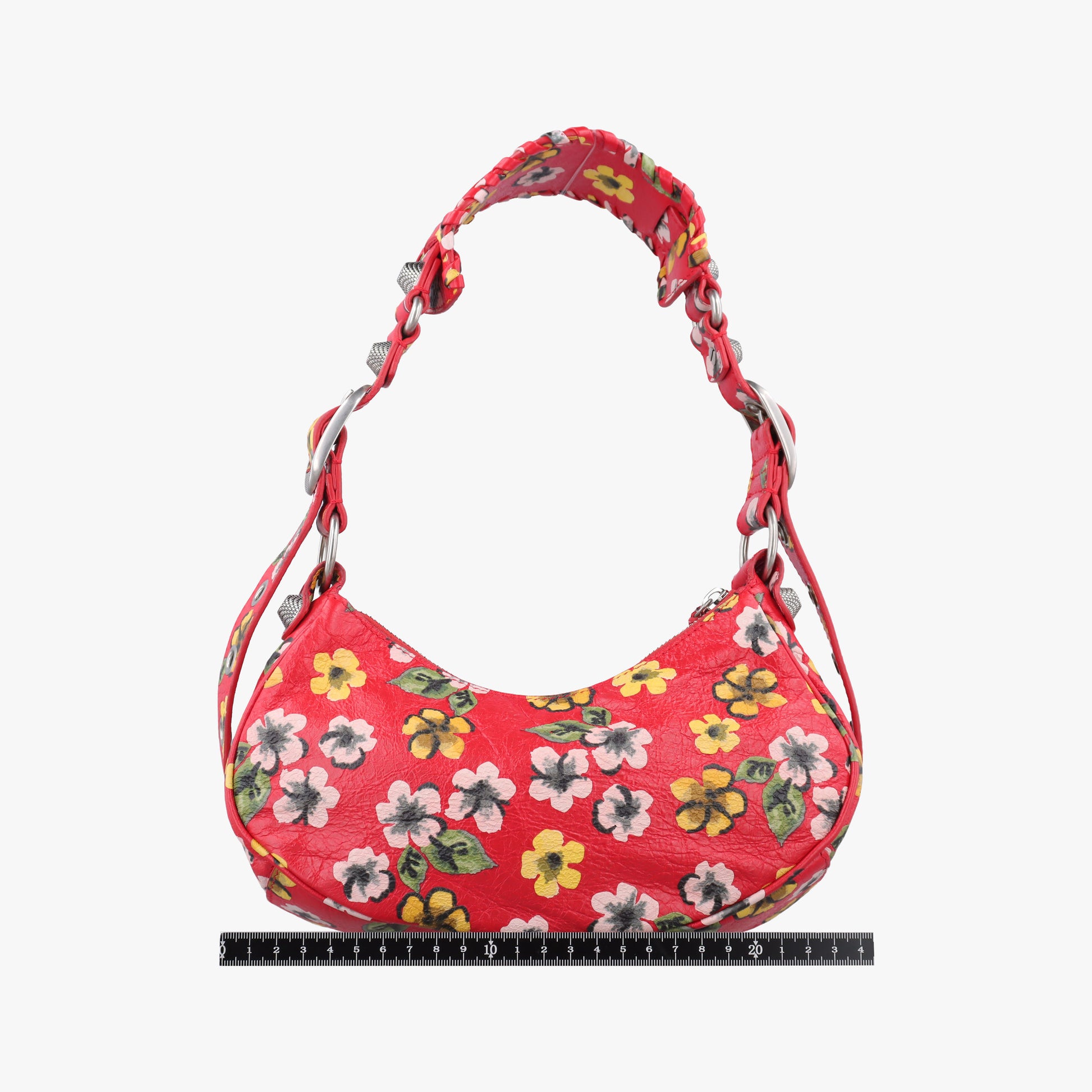 Le Cagole Red × Multicolor lambskin 671309.0576.S.002123ル カゴール レッド × マルチカラー ラムスキン 671309.0576.S.002123