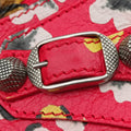 Le Cagole Red × Multicolor lambskin 671309.0576.S.002123ル カゴール レッド × マルチカラー ラムスキン 671309.0576.S.002123
