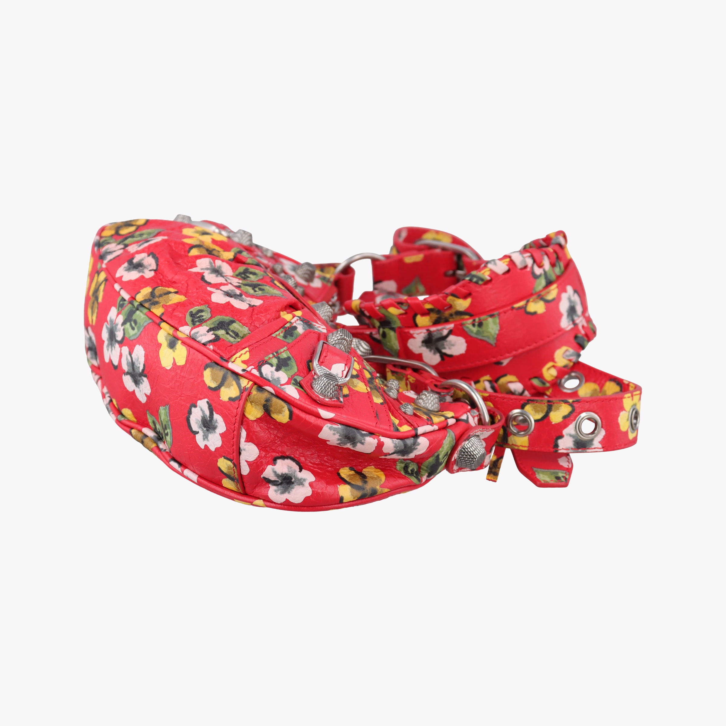 Le Cagole Red × Multicolor lambskin 671309.0576.S.002123ル カゴール レッド × マルチカラー ラムスキン 671309.0576.S.002123