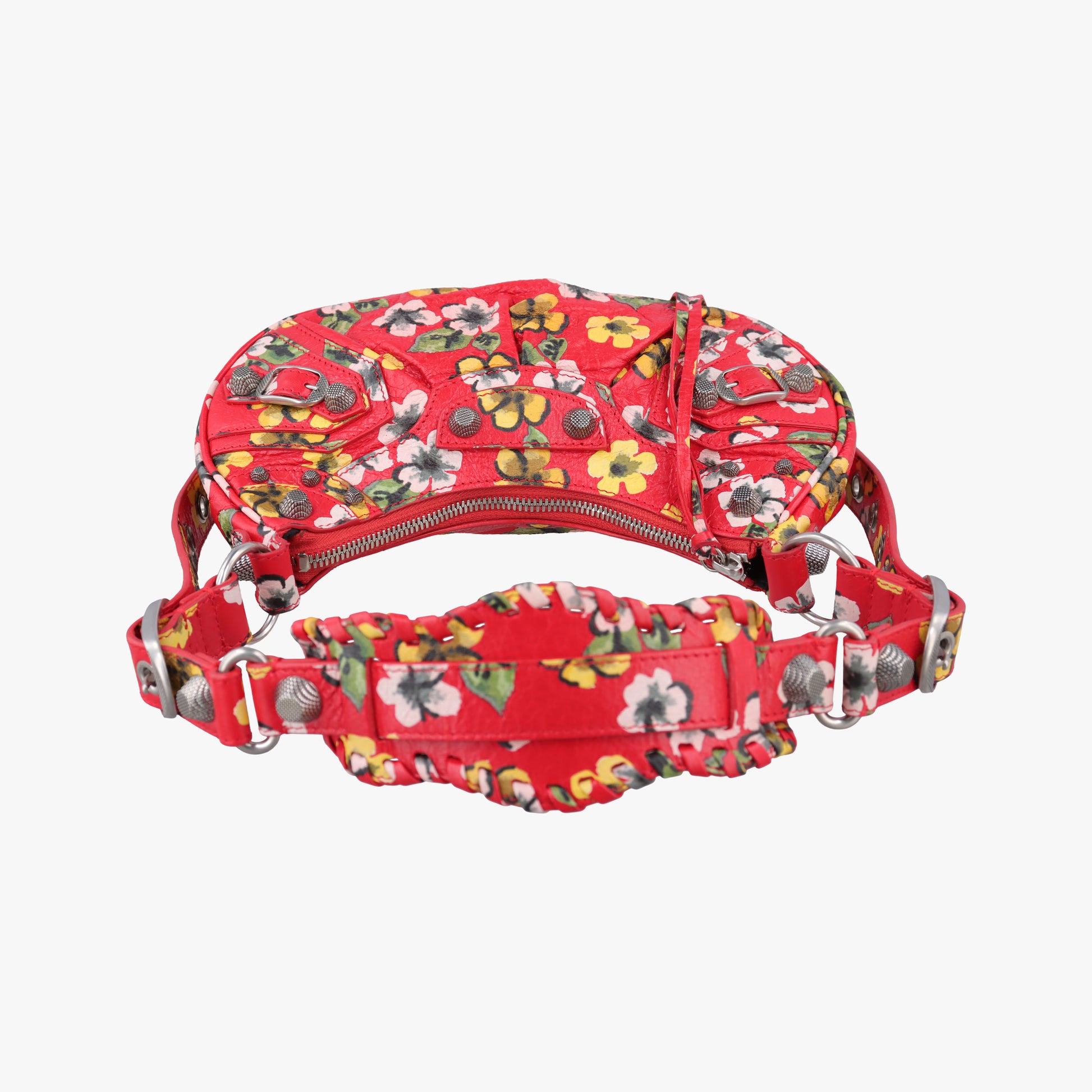 Le Cagole Red × Multicolor lambskin 671309.0576.S.002123ル カゴール レッド × マルチカラー ラムスキン 671309.0576.S.002123