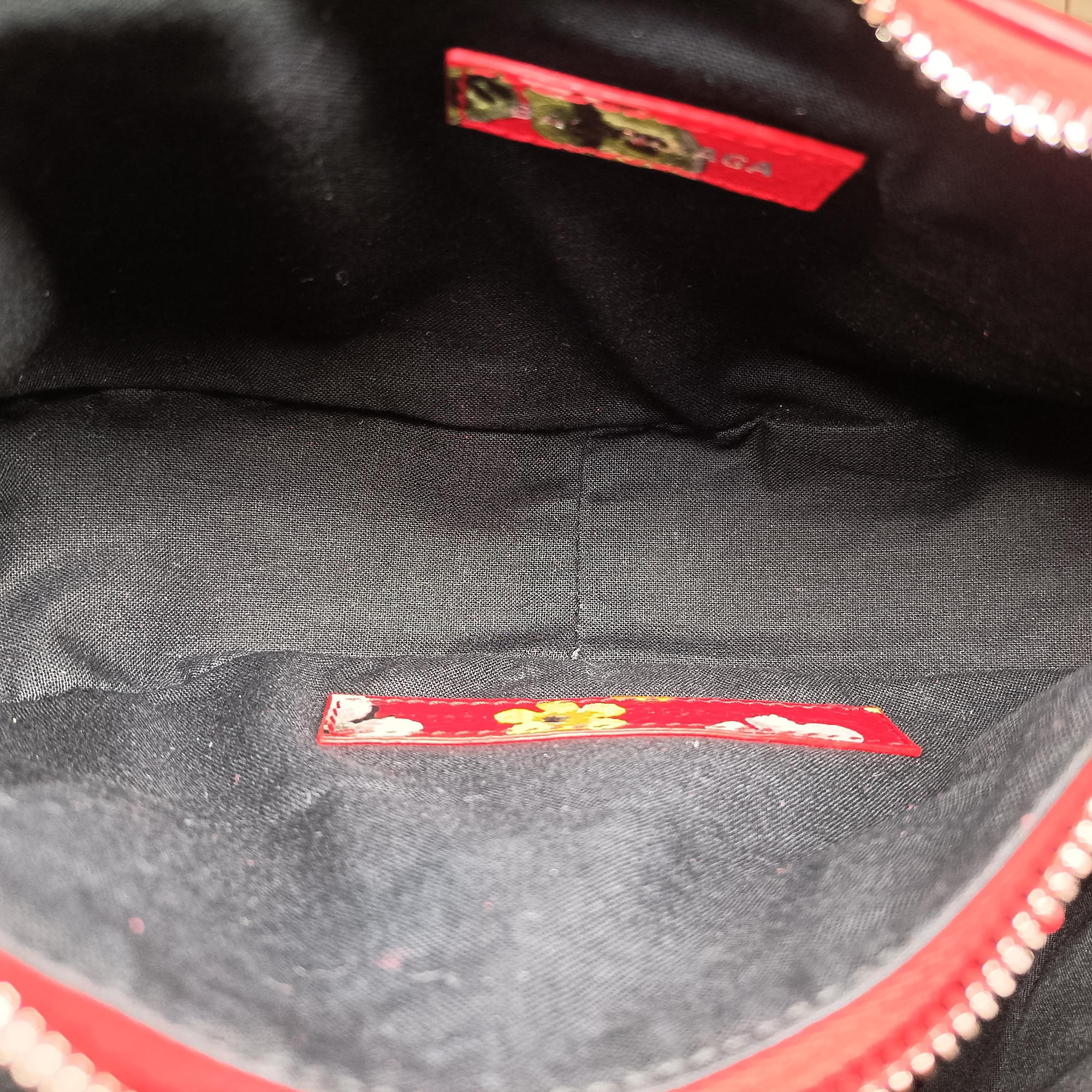 Le Cagole Red × Multicolor lambskin 671309.0576.S.002123ル カゴール レッド × マルチカラー ラムスキン 671309.0576.S.002123
